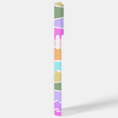 Speelse Retro Regenboog Strepen voor Custom Produc Case-Mate iPhone Case (Achterkant / Rechts)