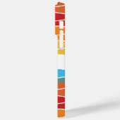 Speelse Retro Regenboog Strepen voor Custom Produc Case-Mate iPhone Case (Achterkant / Links)