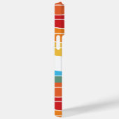 Speelse Retro Regenboog Strepen voor Custom Produc Case-Mate iPhone Case (Achterkant / Rechts)