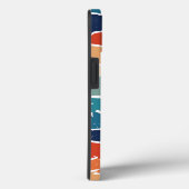 Speelse Retro Regenboog Strepen voor Custom Produc Case-Mate iPhone Case (Achterkant / Rechts)