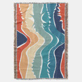 Speelse Retro Regenboog Strepen voor Custom Produc Deken (Voorkant Verticaal)