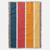 Speelse Retro Regenboog Strepen voor Custom Produc Deken (Voorkant Verticaal)