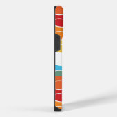 Speelse Retro Regenboogstrepen voor Aangepast Prod iPhone Hoesje (Rechterkant)