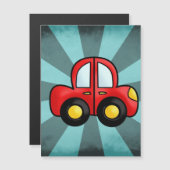 Speelse Retro Speelgoed Auto Kunst (Voorkant / Achterkant)