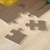 Speelse Retro Verrassing op Wasmachine Dag Legpuzzel (Zijkant)