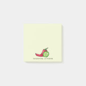 Speelse Rode Chilepeper & Jalapeño Post-it® Notes (Voorkant)