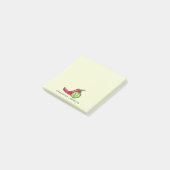 Speelse Rode Chilepeper & Jalapeño Post-it® Notes (Schuin)