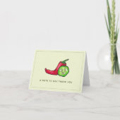 Speelse Rode Chilipeper & Jalapeño Bedankt (Voorkant)