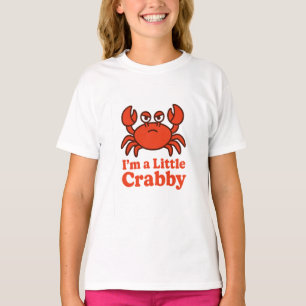 Speelse Rode Krab – “Ik ben een Beetje Kribbig” Hu T-shirt