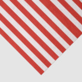 Speelse Rode Strepen Kerst Tissuepapier (Detail)