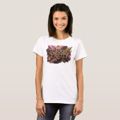 Speelse Rode TEO PRETTY Aangepaste T-shirt (Voorkant volledig)