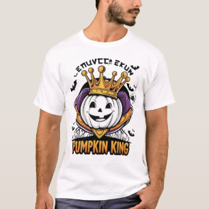 Speelse Royalty van de Pompoen Koning T-shirt