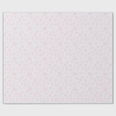 Speelse Roze Baby Gift Wrap Cadeaupapier (Vlak)