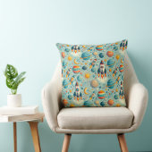 🚀🌌 Speelse Ruimte Avontuur Decoratie Cadeau ✨ Kussen (Stoel)