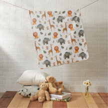 Speelse Safari Dieren Babydeken (v.2)