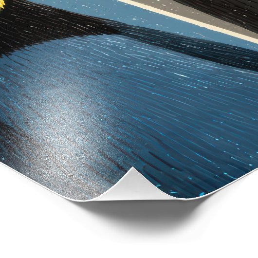 Speelse Safari Dieren Poster (Hoek)