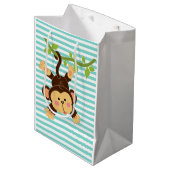 Speelse Safari Monkey – Leuk & grillig voor kinder Medium Cadeauzakje (Voorkant Gekanteld)