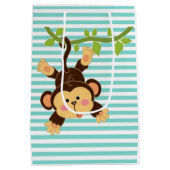 Speelse Safari Monkey – Leuk & grillig voor kinder Medium Cadeauzakje (Achterkant)