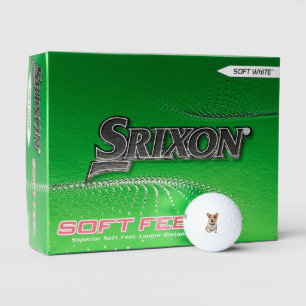 Speelse Schattige Pret Corgi Golfballen Hondenlief