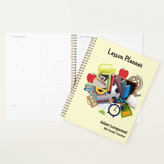 Speelse School Levert Kunst Voor Docenten Planner (Display)