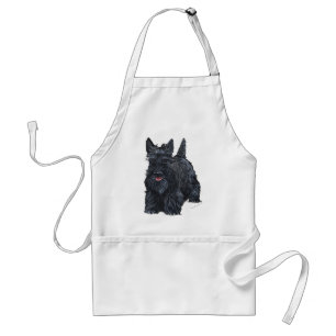 Speelse Schotse Terrier Standaard Schort