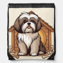 Speelse Shih Tzu-hondenhuis 