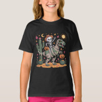 Speelse Skelet en Woeste Mummie Dinosaurus