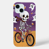 Speelse Skeleton Ghost Halloween iPhone / iPad hoe Case-Mate iPhone Case (Achterkant)