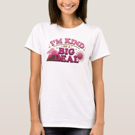 Speelse SOORT GROOTE ZAAK Aangepaste creatie T-shirt (Voorkant)