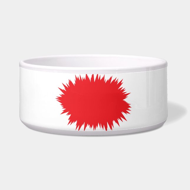 Speelse Spiky Balloon Pet Bowl - grillig ontwerp Voerbakje (Voorkant)