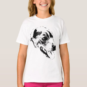 Speelse Spirit Pitbull Mix Portrait T-shirt