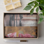 Speelse Sprite Gotische Parijse Gargouille Decoupa Tissuepapier (Geschenk)