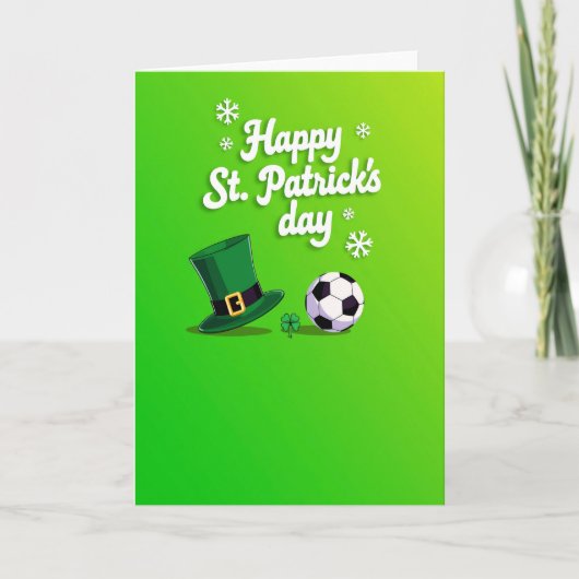 Speelse St. Patrick's Dag Kaart (Voorkant)