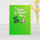 Speelse St. Patrick's Dag Kaart (Gele Bloem)