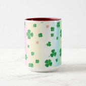 Speelse St. Patrick's Day Regenboog Wrap Design Mok (Midden)