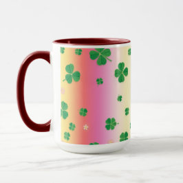 Speelse St. Patrick's Day Regenboog Wrap Design Mok