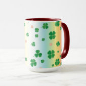 Speelse St. Patrick's Day Regenboog Wrap Design Mok (Voorkant rechts)