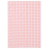 Speelse Stippen & Strepen - rood en roze Tafelkleed (Voorkant)