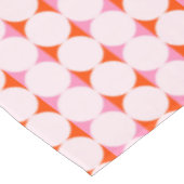 Speelse Stippen & Strepen - rood en roze Tafelkleed (Gekanteld)