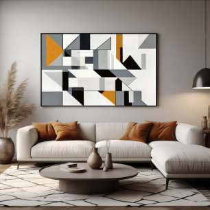 Speelse Structuur Canvas Afdruk