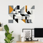 Speelse Structuur Poster (Thuiskantoor)