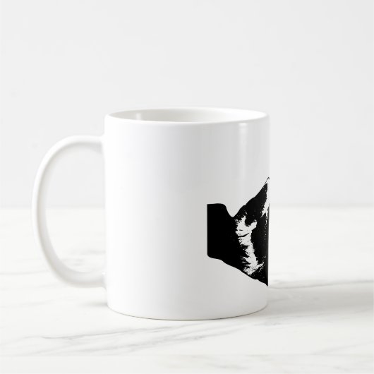 Speelse Surprise Cat Coffee Mok (Links)