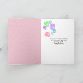 Speelse tabby kat voor 100e verjaardagskaart kaart (Binnen)