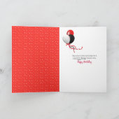 Speelse tabby kat voor 23e verjaardagskaart kaart (Binnen)