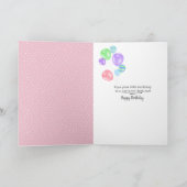 Speelse tabby kat voor 30e verjaardag kaart (Binnen)