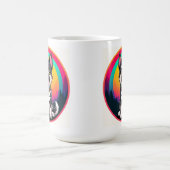 Speelse tekenfilmhond koffiemok (Center)