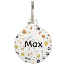 Speelse Terracotta & Sage Honden ID Tag