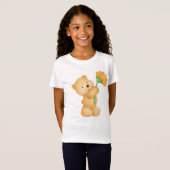 Speelse Threads: Taddy Kinderen T-shirts (Voorkant volledig)