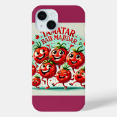 Speelse Tomato Fun Phone Hoesje – Vrolijk en leven (Achterkant)