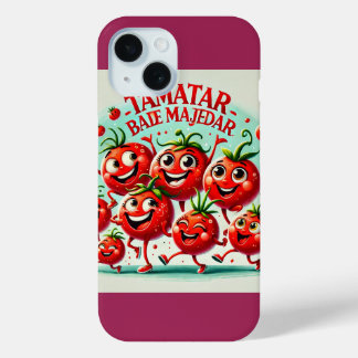 Speelse Tomato Fun Phone Hoesje – Vrolijk en leven